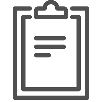 Checklist, clipboard, document icon