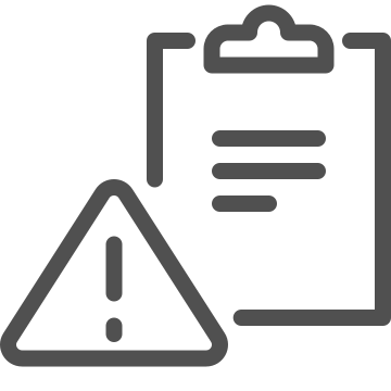 Alert, clipboard, document icon