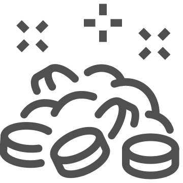 Coins, currency, finance icon
