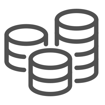 Coins, currency, finance icon
