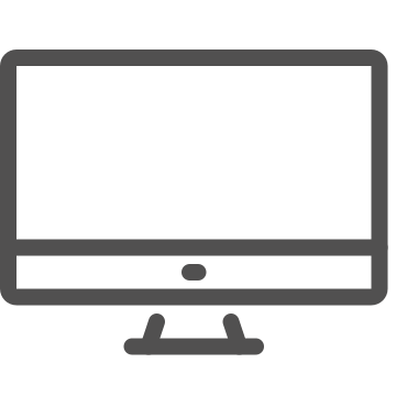 Computer, desktop, display icon