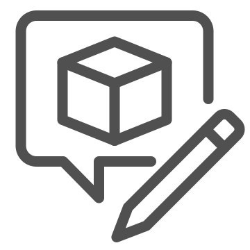 3d cube, abstract product, block icon
