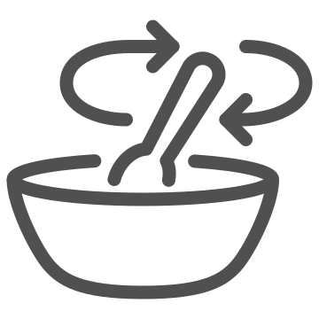Bowl, cooking, mixing icon