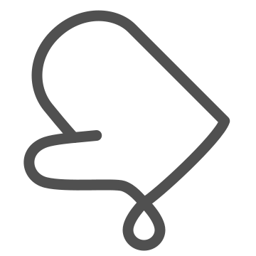 Cooking, glove, kitchenware icon