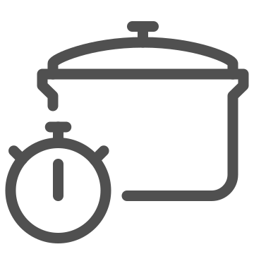 Cooking, cookware, countdown icon