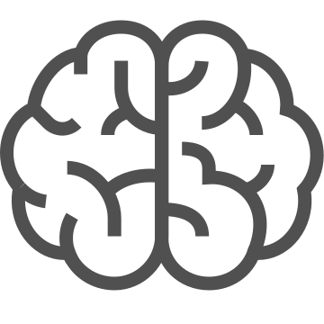 Brain, creativity, idea icon
