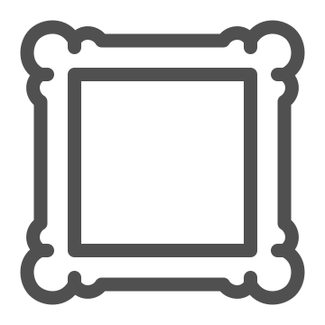 Adjust, aspect ratio, crop icon
