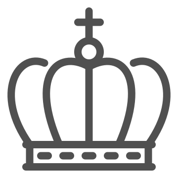 Crown, king, medieval icon
