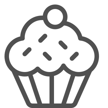 Bakery, cupcake, dessert icon