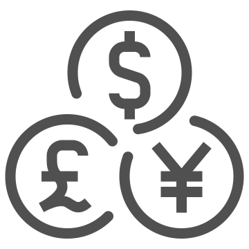 Currency, dollar, exchange icon