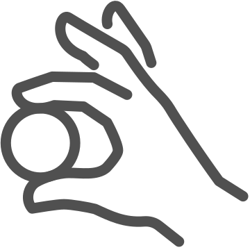 Coin, currency, hand icon