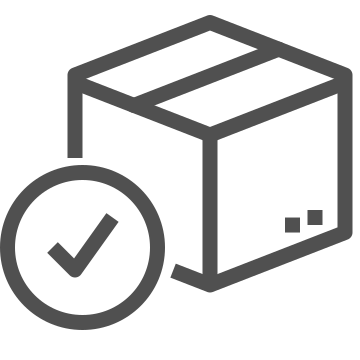 Approved, border, cargo icon