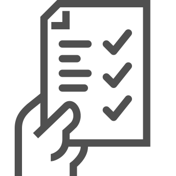 Border control, checklist, customs icon