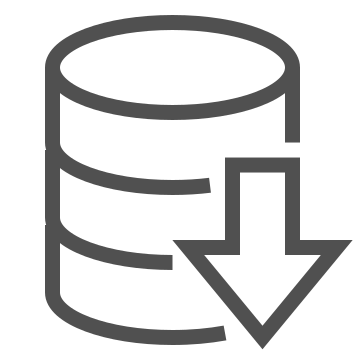Data, database, download icon