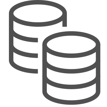 Cloud, data, database icon