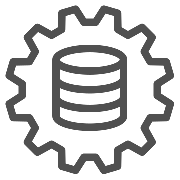 Configuration, data, database icon