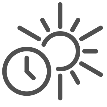 Afternoon, clock, day icon