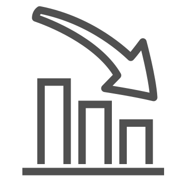 Analytics, bar chart, data visualization icon