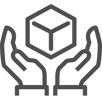 Care, delivery, handling icon