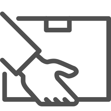 Courier, delivery, handshake icon