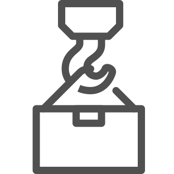 Cargo, crane, delivery icon