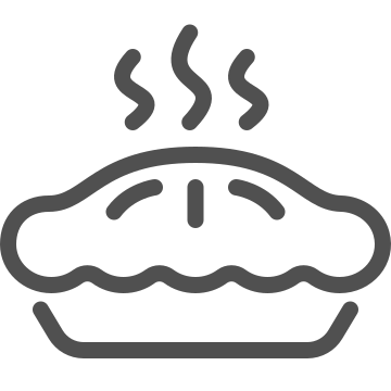 Baked, dessert, food icon