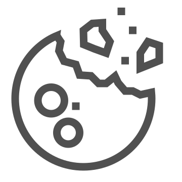 Biscuit, chocolate chips, cookie icon