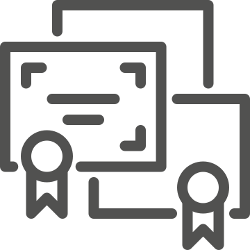 Achievement, award, certificate icon