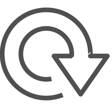 Arrow, circular, direction icon