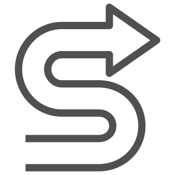 Arrow, direction, guide icon