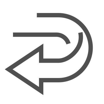 Arrow, back, circular icon