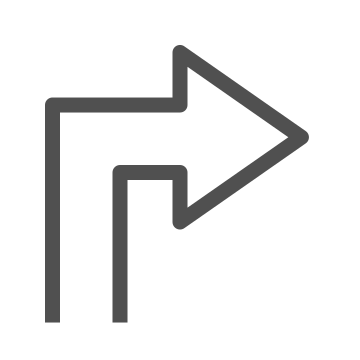 Arrow, direction, guide icon