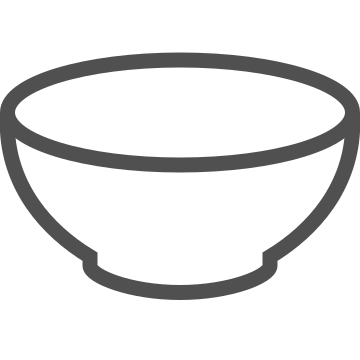 Bowl, ceramic, dish icon