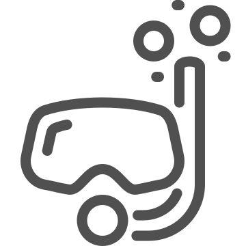 Diving, equipment, mask icon