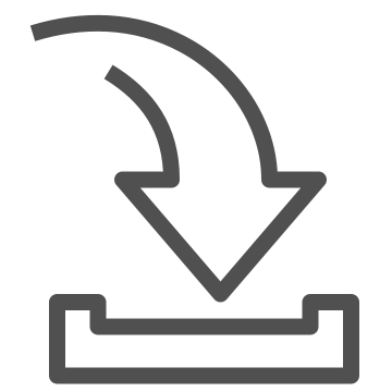 Arrow, download, downward icon