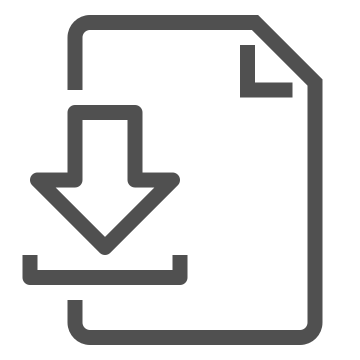 Arrow, data, document icon