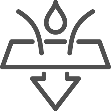 Drop, moisture, protection icon