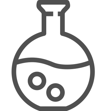 Chemistry, drugs, flask icon