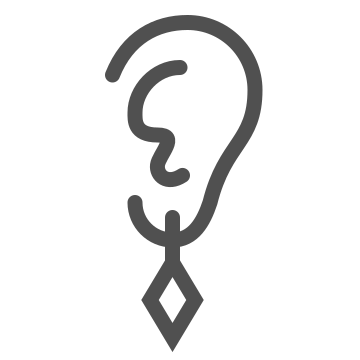 Accessory, dangle, earring icon