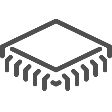 Chip, circuit, electronics icon