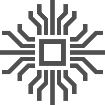 Chip, circuit, electronics icon