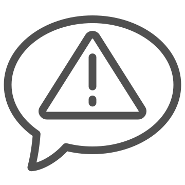 Alert, attention, caution icon