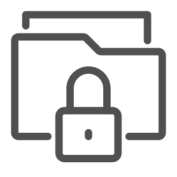 Encryption, folder, lock icon