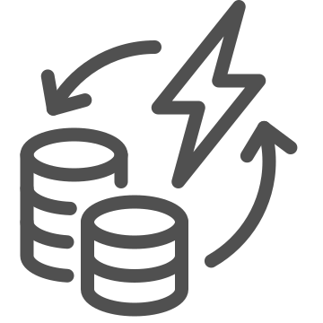 Battery, charging, electricity icon