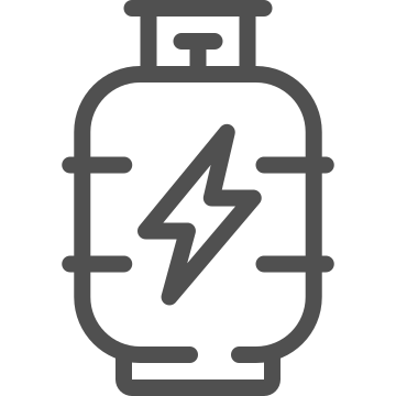 Energy, gas, energy storage icon