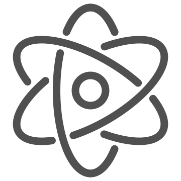 Atom, electricity, energy icon
