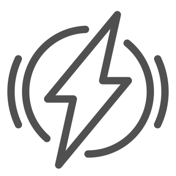 Bolt, charge, electric icon