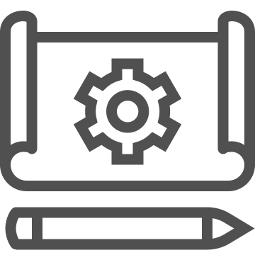 Blueprint, drafting, engineering icon