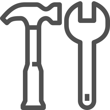Construction, engineering, hammer icon