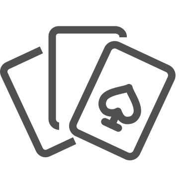 Cards, casino, entertainment icon